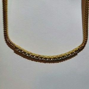 18 k gold flawless Diamond chocker